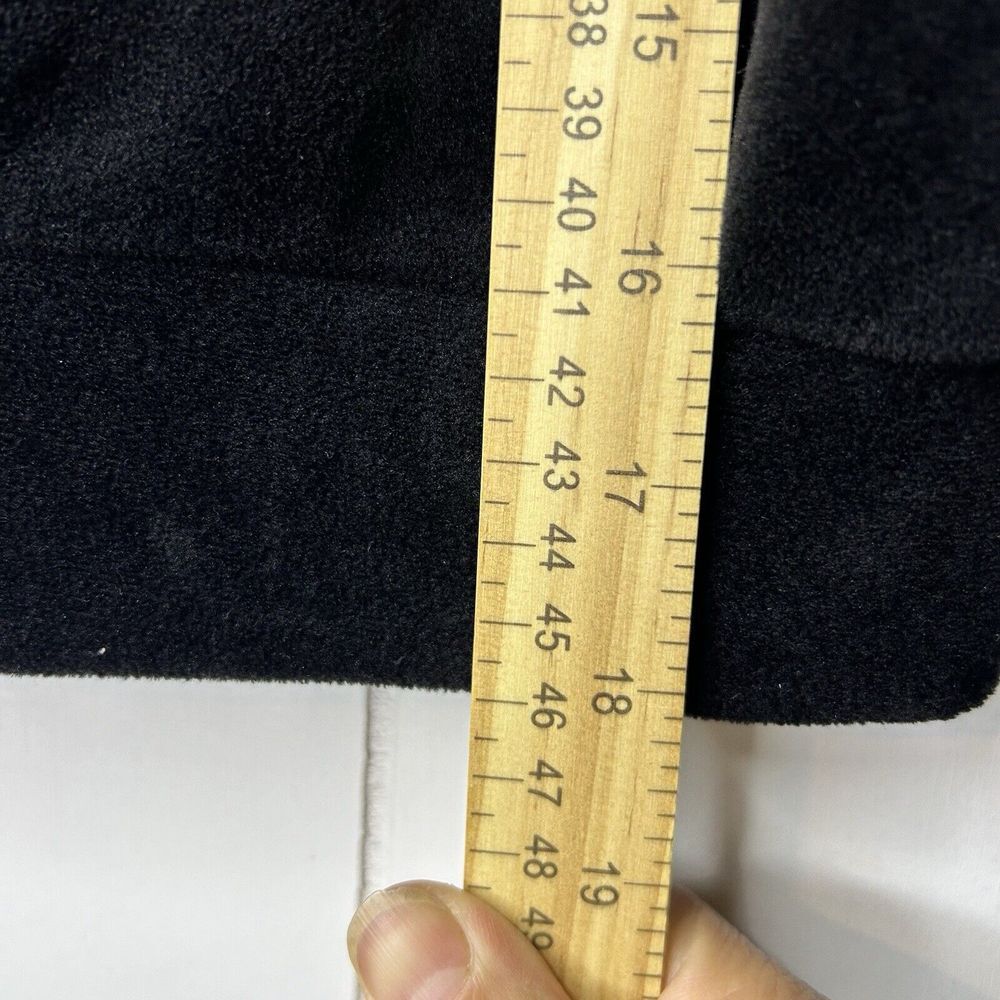 Express Velour Black Long Sleeved Hoodie Full‎ Zip Up Size S - Picture 4 of 5